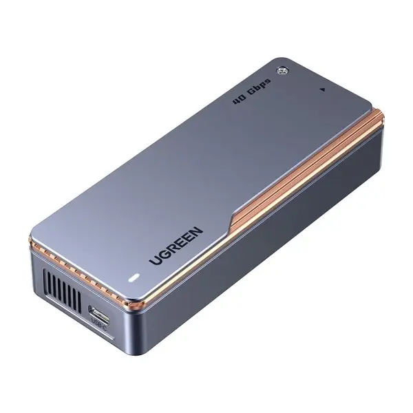 Ugreen M.2 NVMe SSD dėklas D703 USB4 Pilkas – 3