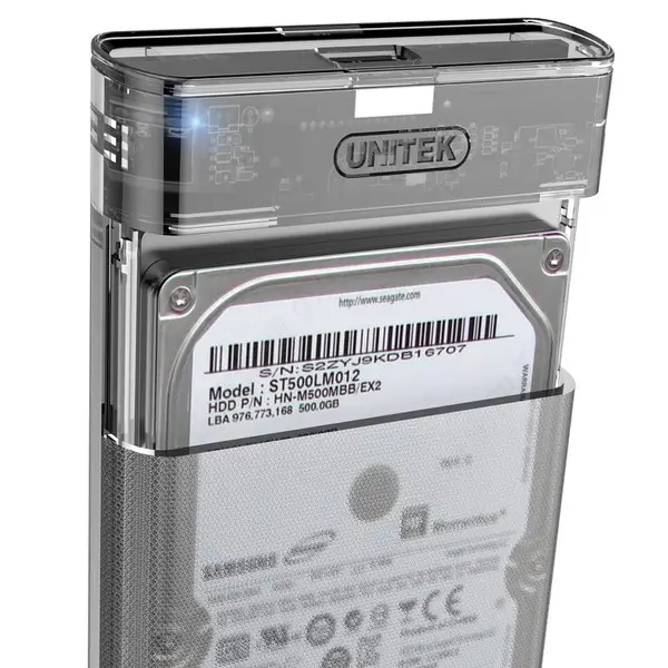 UNITEK USB 3.1 SATA6G 2.5inch HDD/SSD Hard Disk Enclosure S1103A – 3