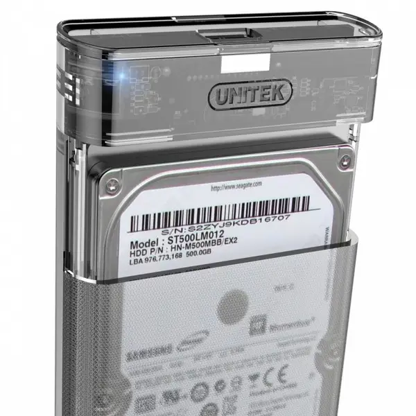 UNITEK USB 3.1 SATA6G 2.5inch HDD/SSD Hard Disk Enclosure S1103A – 6