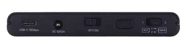 UNITEK ENCLOSURE USB-C to PCIe/NVMe M.2 SSD + SATA III Adapter with Offline Clone – 3