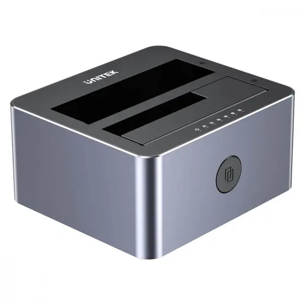 UNITEK KLONAVIMO STOTIS 2X SATA 2.5" 3.5" USBC 10GB – 3