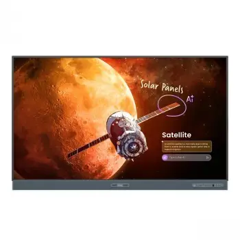 EDLA BENQ BOARD PRO RP7505 75” 4K, IR 50 TOUCH, 450 NITS, ANDROID 15, 16/256GB, 18/7, EZW6, ISHARE2, AMS, DMS, USB-C 100W, NFC, SOUNDBAR, GERM RESISTANT, WIFI INCL, WALL MOUNT