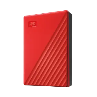 WD My Passport 4TB portable HDD USB3.0 USB2.0 compatible Red Retail – 2