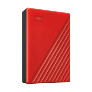 WD My Passport 4TB portable HDD USB3.0 USB2.0 compatible Red Retail – 3