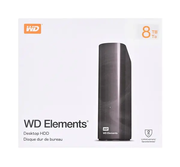 WD Elements Desktop 3.5'' 8TB USB3, Black – 9