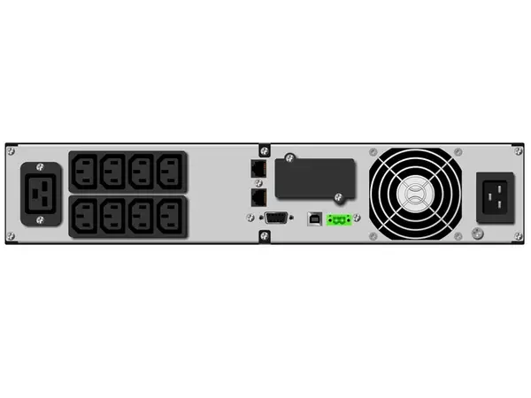 UPS LINE-INTERACTIVE 3000VA POWER WALKER, 8X IEC + 1X IEC/C19 OUT, RJ11/RJ45, USB/RS-232, LCD, 19" – 4