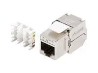LANBERG keystone tool-less module RJ45 180 deg. FTP cat.7 – 5