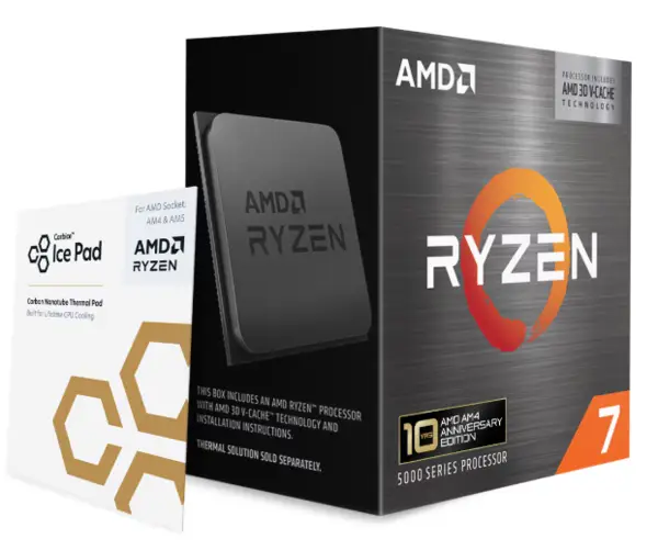 AMD Ryzen™ 7 8C/16T 5800X3D (3.4-4.5GHz, 100MB, 105W, AM4) Box – 2