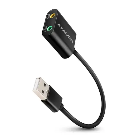 SOUND CARD USB2.0 48KHZ/16BIT/0.15M ADA-12 AXAGON – 2
