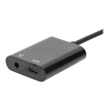 DIGITUS AK-300400-002-S Cable USB 3.1 Type C Gen.2 SuperSpeed+ 10Gbps Mini Jack 3.5mm + Type USB C black – 6