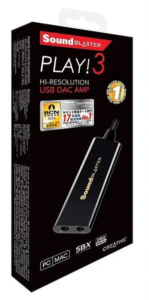 Creative Labs Sound Blaster PLAY! 3 2.0 kanalai USB – 3