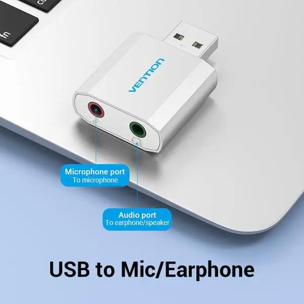 SOUND CARD USB 2-PORT/VAB-S13 VENTION – 5
