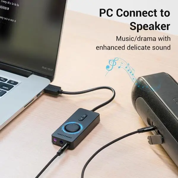SOUND CARD ADAPTER USB/0.15M CDRBB VENTION – 4