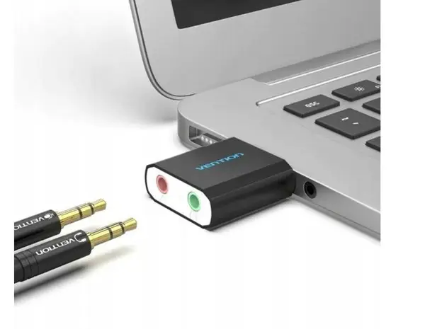 Vention VAB-S17-B garso plokštė 2.1 kanalai USB – 3
