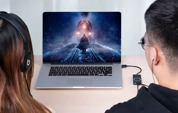 Vention 1 m USB 2.0 išorinė garso plokštė – 4
