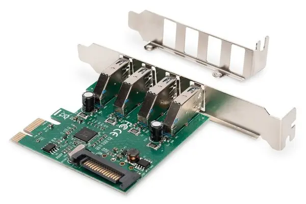 DIGITUS USB 3.0 4 port PCI Express add-on card 4 ports A / F External VL805 chipset – 10
