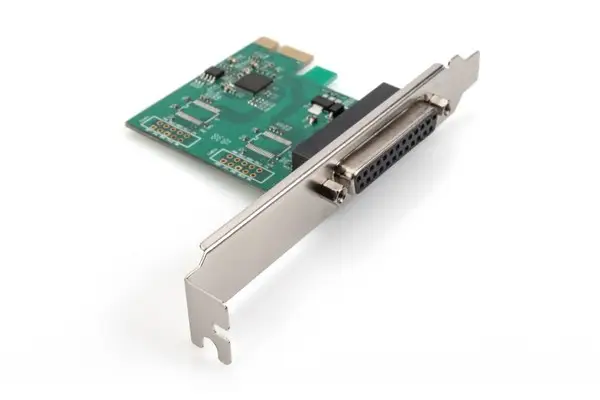 DIGITUS PCIexpress Add-On card Parallel 1-port 1xDB25 F Slot Bracket+LP Bracket OXPCIe952 chipset – 6