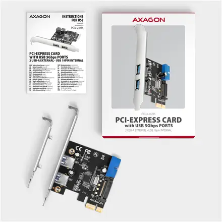 I/O CARD PCIE USB 5GBPS 4PORT/SP&LP PCEU-232RS AXAGON – 6