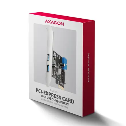 I/O CARD PCIE USB 5GBPS 4PORT/SP&LP PCEU-232RS AXAGON – 7