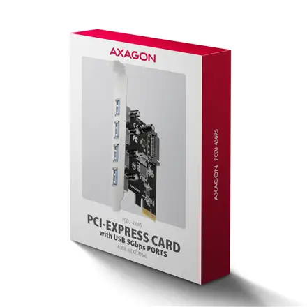 I/O CARD USB2 PCIE 4PORT/PCEU-430RS AXAGON – 7