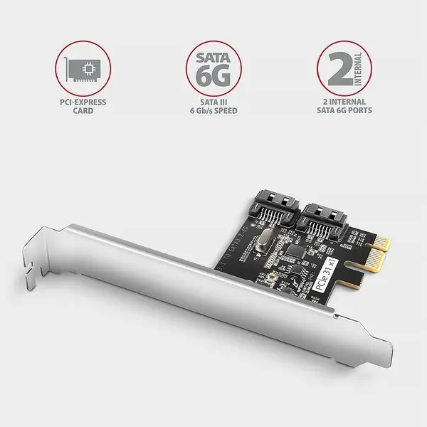 SSD ACC I/O CONTROLLER PCIE/2XSATA 6G PCES-SJ2 AXAGON – 5