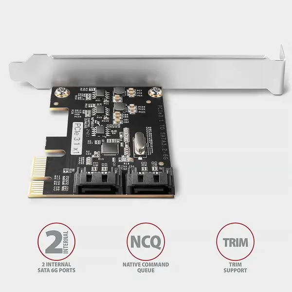 SSD ACC I/O CONTROLLER PCIE/2XSATA 6G PCES-SJ2 AXAGON – 7