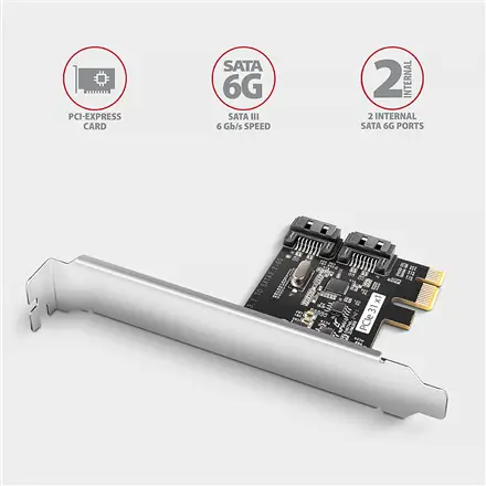 SSD ACC I/O CONTROLLER PCIE/2XSATA 6G PCES-SJ2 AXAGON – 10