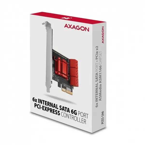 SSD ACC I/O CONTROLLER PCIE/6XSATA 6G PCES-SA6 AXAGON – 10