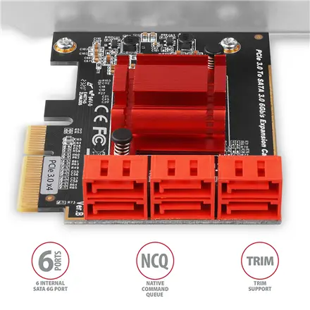SSD ACC I/O CONTROLLER PCIE/6XSATA 6G PCES-SA6 AXAGON – 6