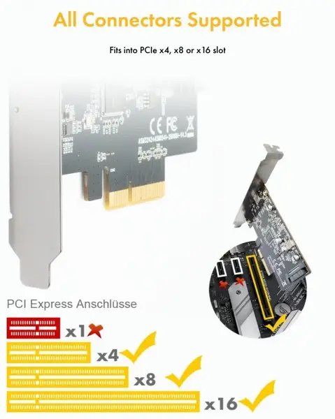 ICY BOX IB-PCI1901-C32 USB Type-C 3.2 PCIe controller card – 4