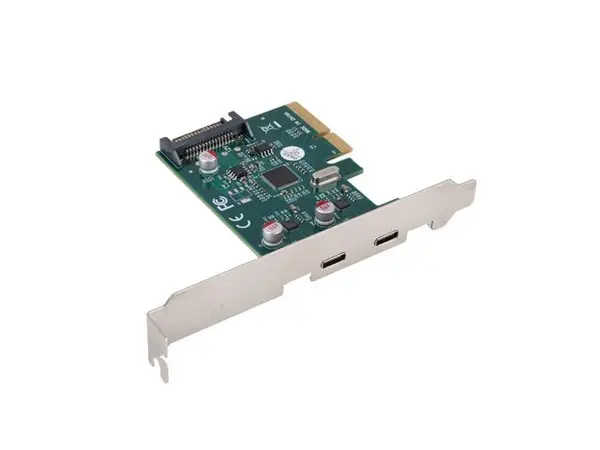 Lanberg PCI-Express X1 Card to 2X USB-C 3.2 GEN 2X1 Low profile – 2