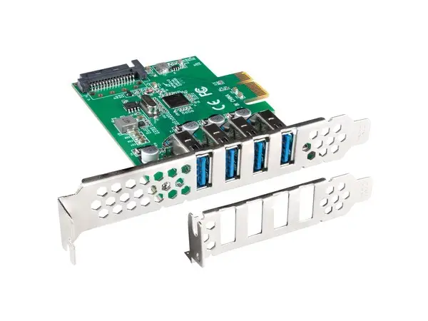 LANBERG extension card PCI Express > 4 x USB 3.1 GEN1 + low profile bracket – 9