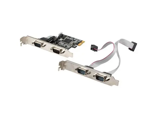 LANBERG PCE-DB9-004 PCI Express->COM 9PIN X4 + Low profile bracket – 3