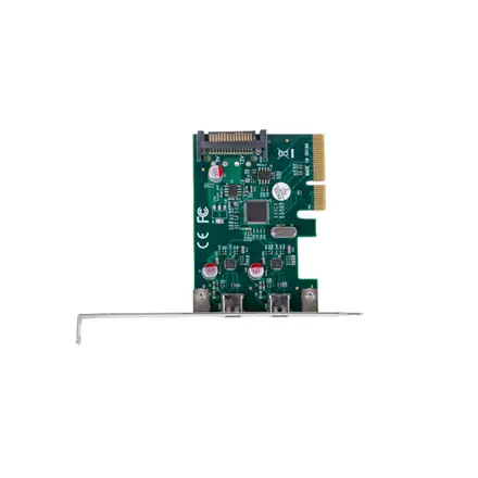Lanberg PCI-Express X1 Card to 2X USB-C 3.2 GEN 2X1 Low profile – 10