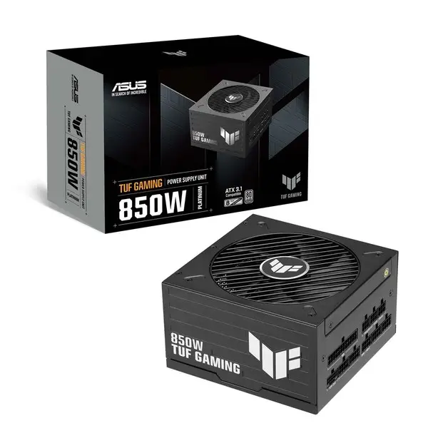 ASUS TUF Gaming 850W Platinum maitinimo blokas 20+4 pin ATX ATX Juoda – 8