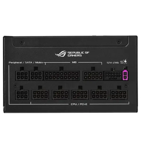 ASUS ROG -STRIX-850P-GAMING-E maitinimo blokas 850 W 20+4 pin ATX ATX Juoda – 9