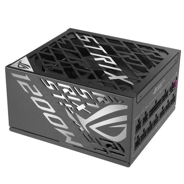 ASUS ROG -STRIX-1200P-GAMING-E maitinimo blokas 1200 W 20+4 pin ATX ATX Juoda, Multi spalvos – 4
