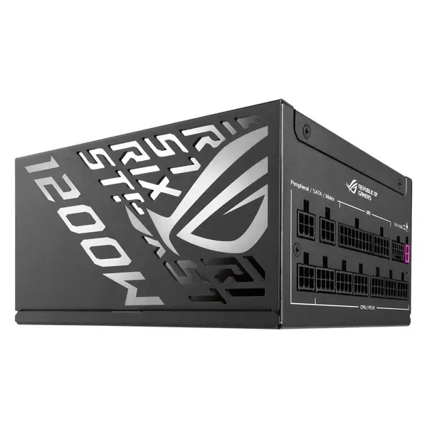 ASUS ROG -STRIX-1200P-GAMING-E maitinimo blokas 1200 W 20+4 pin ATX ATX Juoda, Multi spalvos – 8