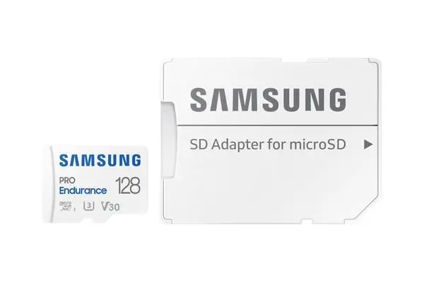 SAMSUNG PRO Endurance microSD 128GB UHS-I U3 Class10 R100/W40 up to 70080 hours incl. SD Adapter 2022 – 9