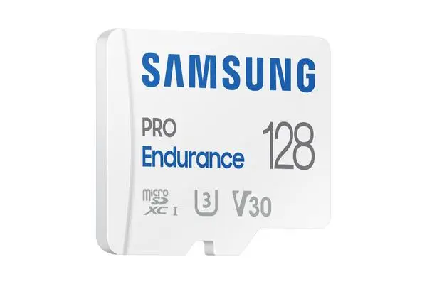 SAMSUNG PRO Endurance microSD 128GB UHS-I U3 Class10 R100/W40 up to 70080 hours incl. SD Adapter 2022 – 6