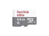 SANDISK Ultra microSDXC 64GB + SD Adapter 100MB/s Class 10 UHS-I – 5