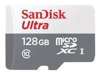 SANDISK Ultra microSDXC 128GB + SD Adapter 100MB/s Class 10 UHS-I – 3