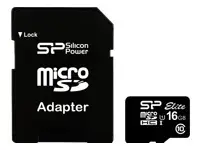 SILICON POWER memory card Elite Micro SDHC 16GB Class 10 up to 85MB/s + Adapter – 2