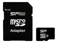 SILICON POWER memory card Micro SDHC 16GB Class 10 + Adapter – 3