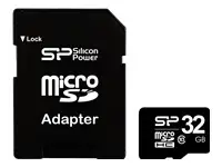 SILICON POWER memory card Micro SDHC 32GB Class 10 + Adapter – 2