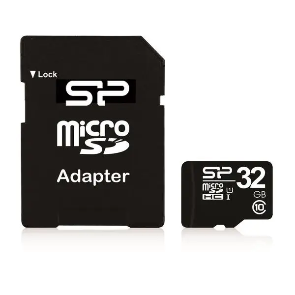 SILICON POWER memory card Micro SDHC 32GB Class 10 + Adapter – 7