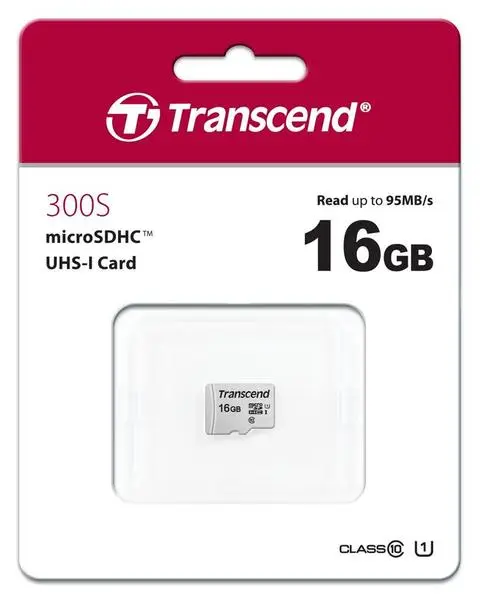TRANSCEND 16GB UHS-I U1 microSDHC I Class10 with Adapter – 2