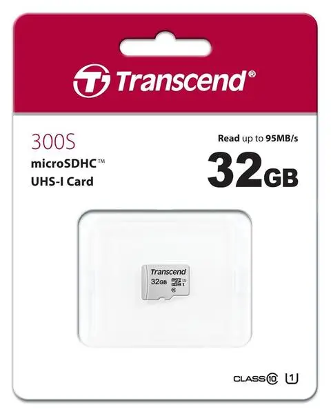 TRANSCEND 32GB microSDHC Class 10 U1 No Adapter read up to 95MBs 45MBs – 4