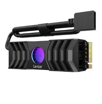 Lexar SSD NM1090 2TB Gen5 12000/11000 MBytes/sec, Radiator, RGB