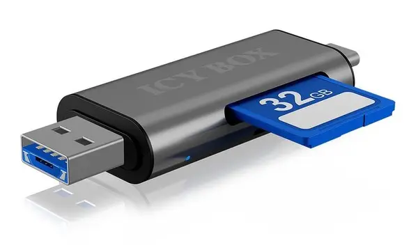 Raidsonic External card reader with multi-USB connector – 3